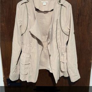 H&M Light Beige Utility Jacket